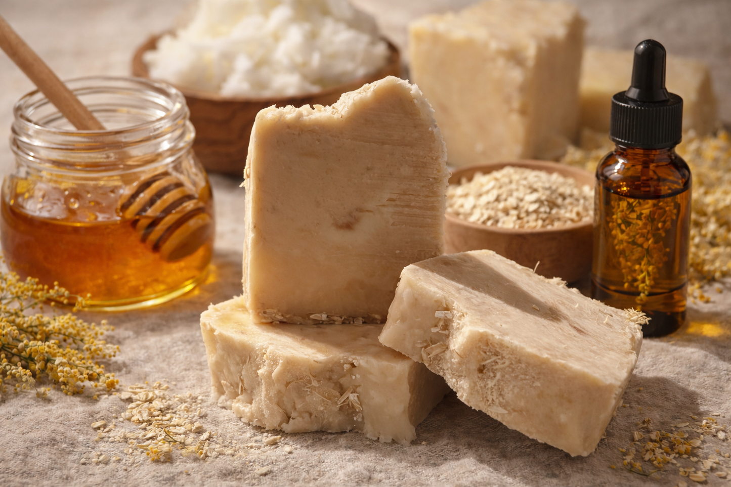 Honey Oat Osmanthus Soap Bar