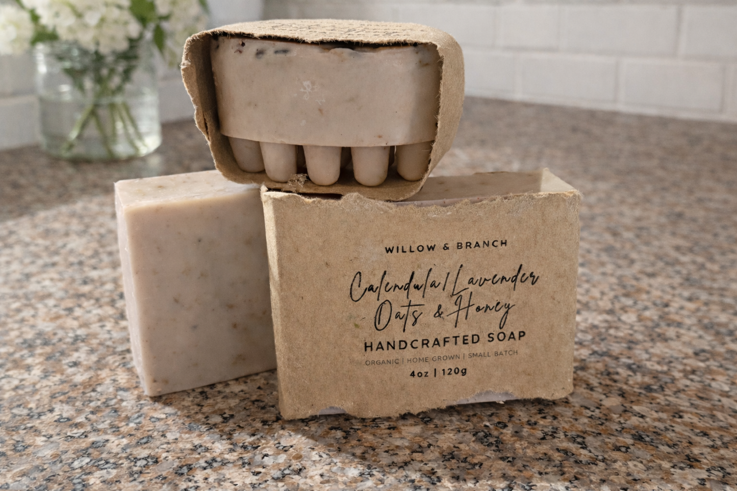 Calendula, Lavender, Oats & Honey – Handcrafted Soap