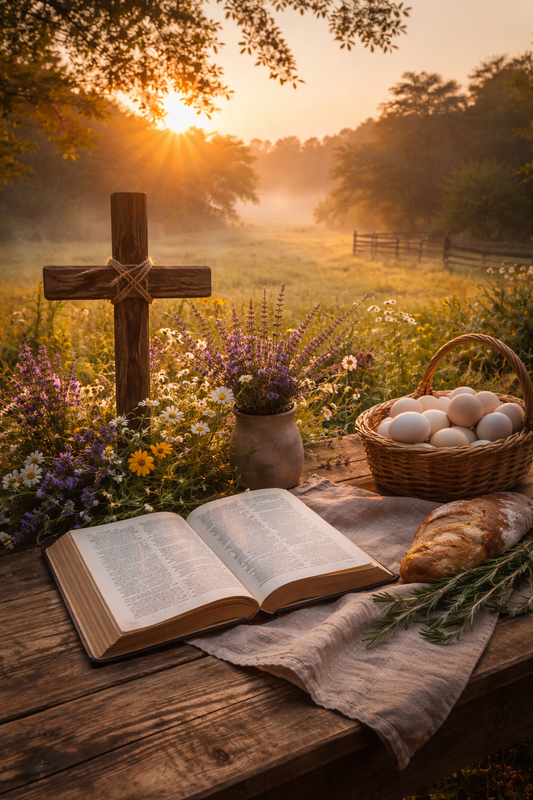 ✝️ Easter on the Homestead: Rooted in Faith, Renewal, and Quiet Grace