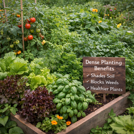 🌿 Why “Overcrowding” Your Raised Garden Might Be the Secret to a Thriving Harvest