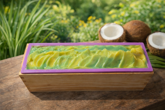 Coconut Lemongrass Lavender Bar