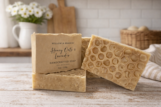 Honey Oats & Lavender – Handcrafted Soap
